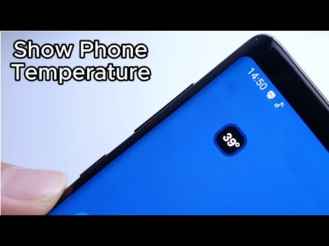 Show Phone Temperature Easy