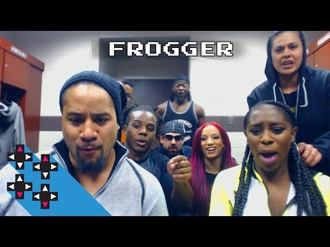 Jimmy Uso & Naomi's domestic laundry Frogger battle — Gamer Gauntlet