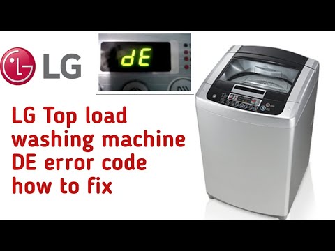 DE Error Code LG Top Load Washing Machine how to repair easy method.URDU/HINDI