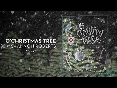 O Christmas Tree Tiling Scene - Machine Embroidery by OESD