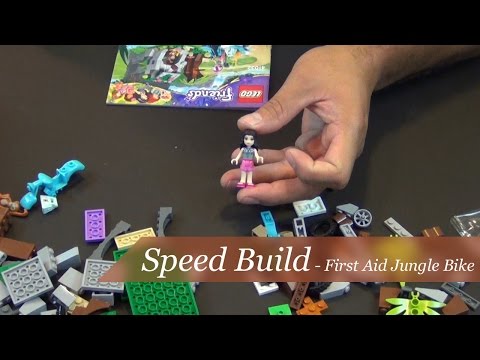 Vidéo LEGO Friends 41032 : La moto de secours de la jungle