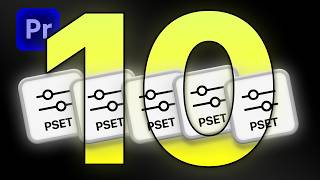 Get 10 Premiere Pro PRESETS For FREE!