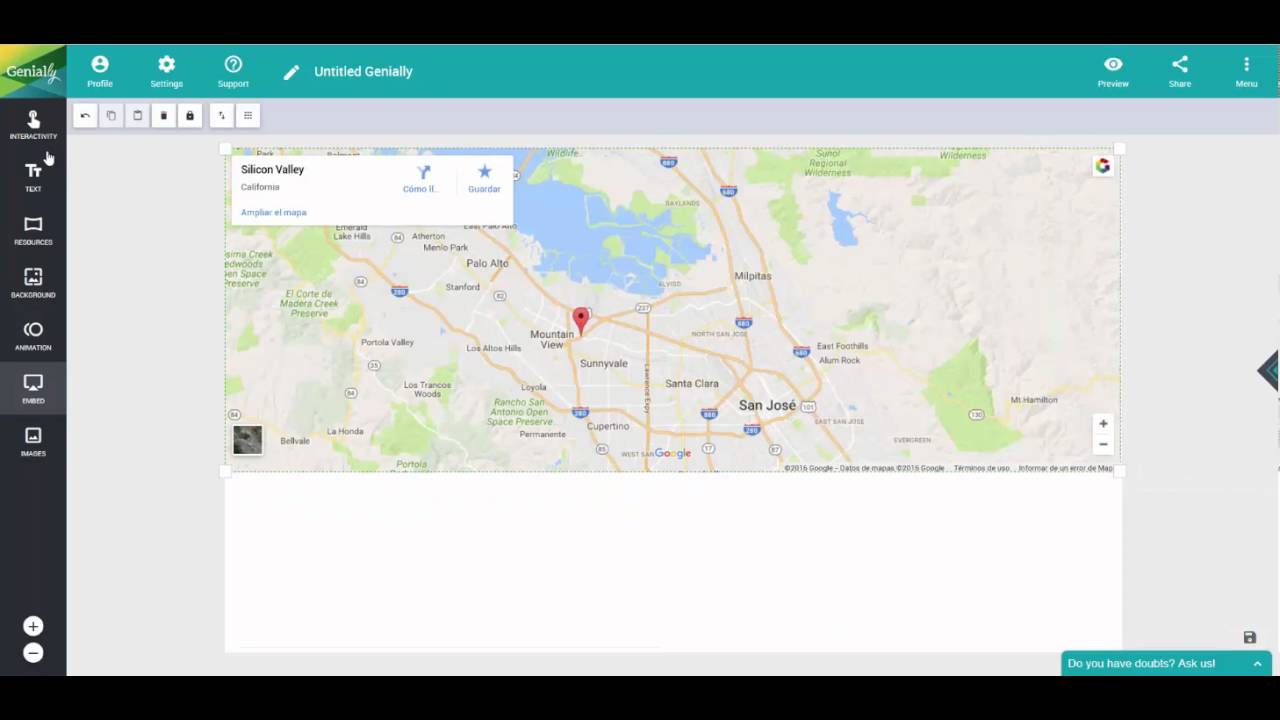 How to insert Google Maps