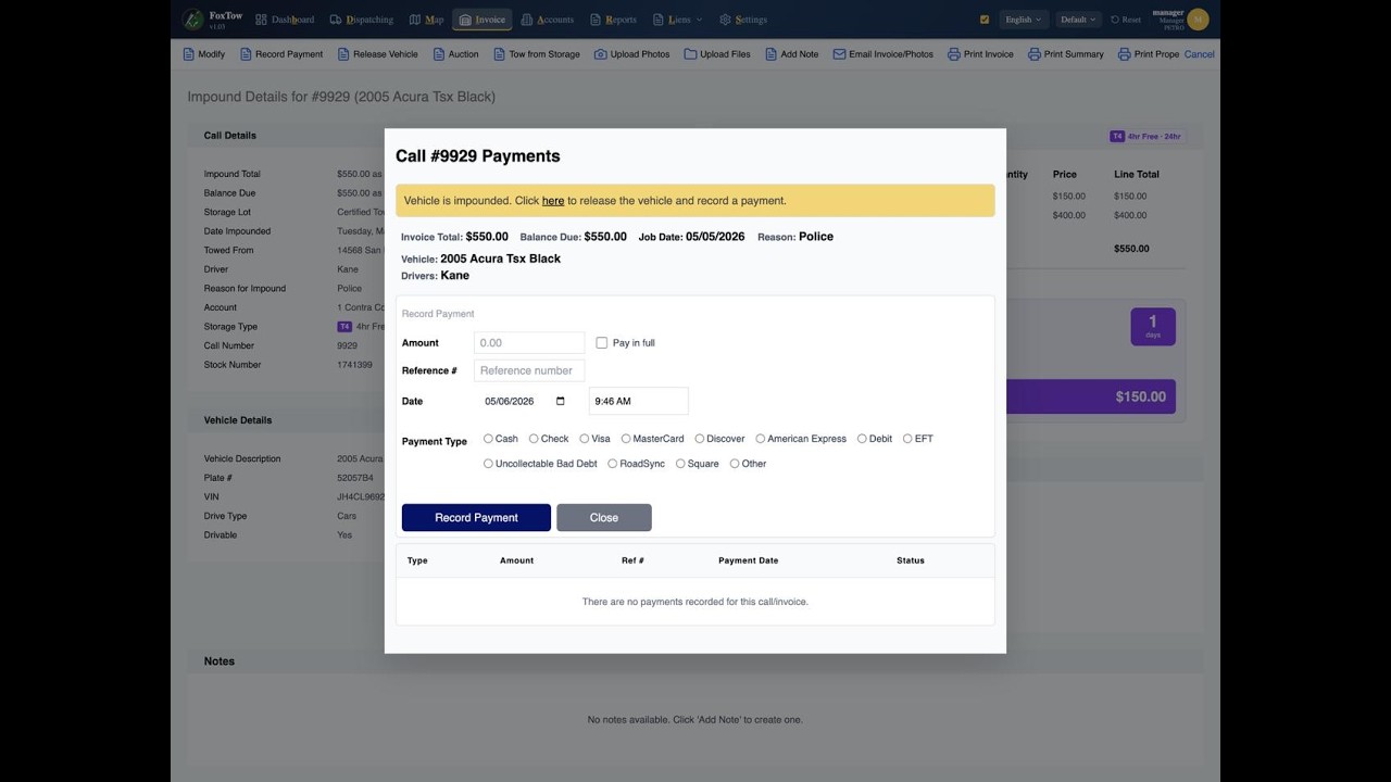 How to Record Payment