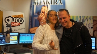 Ada Reina a Discoradio con Walter Pizzulli