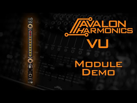 Avalon Harmonics VU | VU Meter & Envelope Follower | 3HP Eurorack DIY - Unique Panel image 8