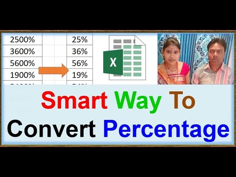 Smart Way To Convert Percentage || Quickly convert Numbers to Percentages in Excel | Excel