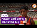 Hassan 'hartstikke blij' met bronzen medaille op 1500 m