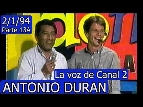 0227 Locutor Antonio Durán Visita a Daniel y Staff: Domingo Para Todos, 2/1/94, Parte 13A de 17