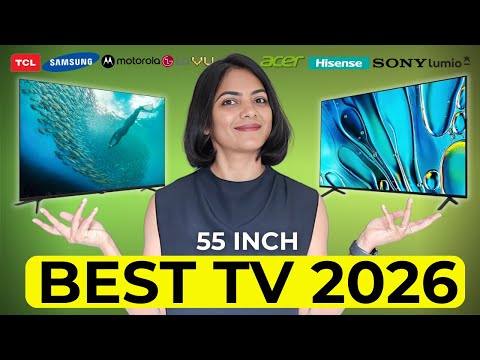 Best TV 2026 | 55 inch | Sony vs Samsung vs LG | Hisense vs VU vs TCL vs Lumio