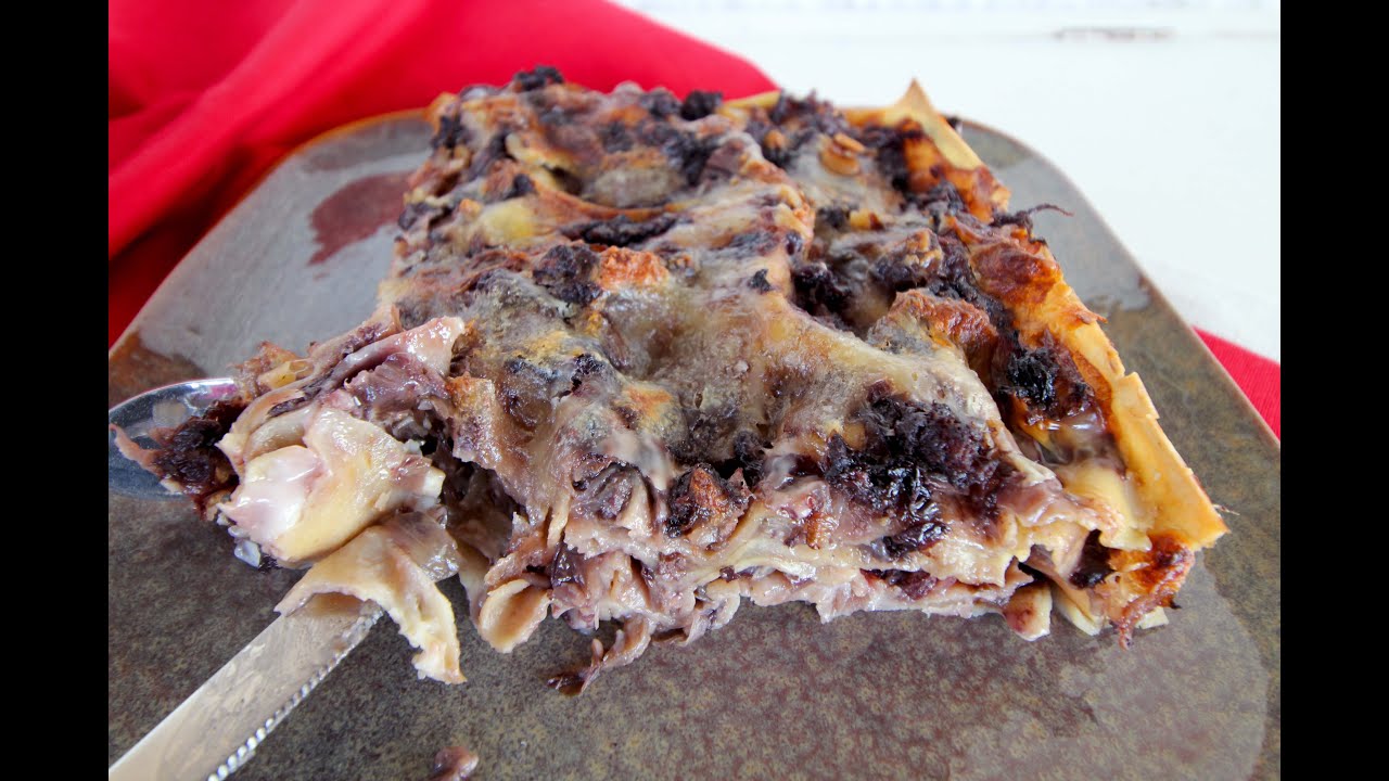Lasagne radicchio e salsiccia