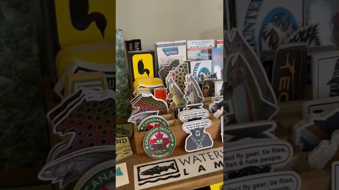 Fly Fishing Stickers at the Fly Shop