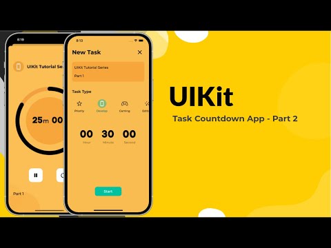 UIKit - Task Countdown App - Part 2 thumbnail