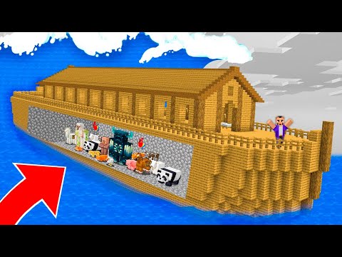 I built a Noah's Ark to save the animals in Minecraft!