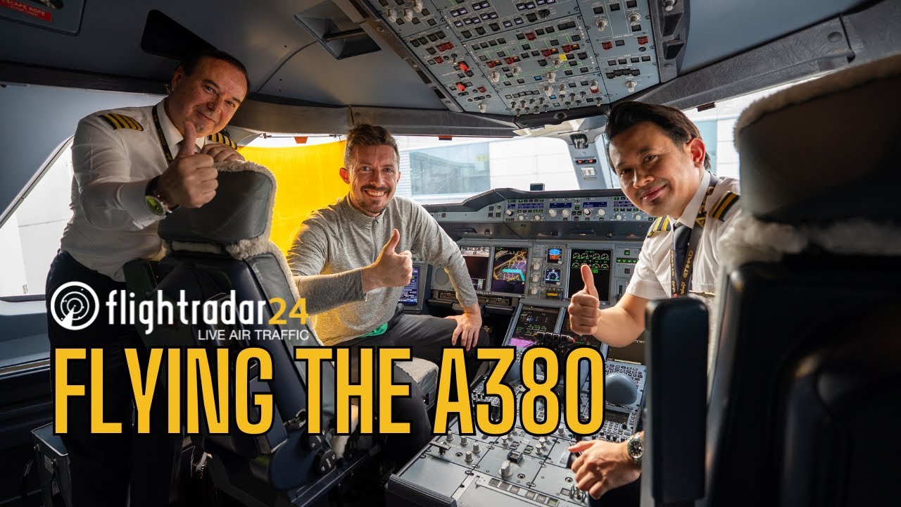 A380 Flight Deck to Singapore with Etihad!
