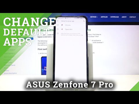 How to Change Default Apps in ASUS Zenfone 7 Pro – Set Browser as Default