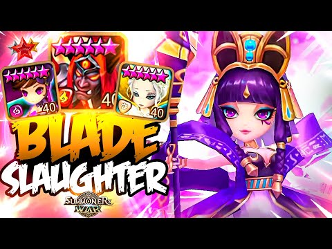 KAKI will DESTROY YOU TWICE (with Elenoa, Wolyung, Nephthys) - Summoners War