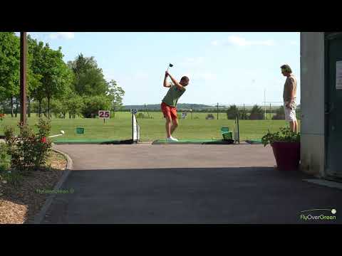 Golf Vittel Hazeau   drone aerial video    overview