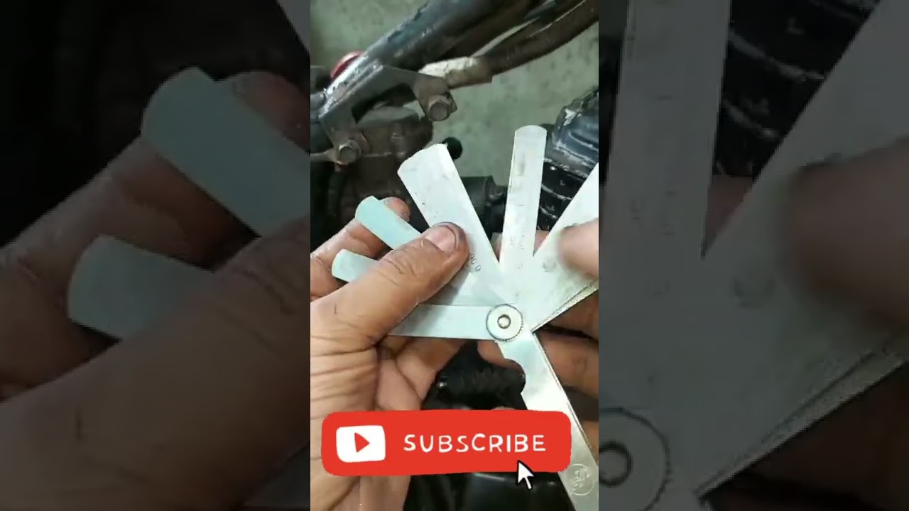 Bajaj Pulsar engine valve tappet clearance adjustment #shorts #subscribe