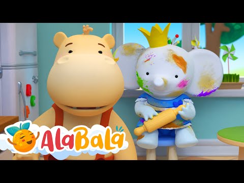 Învățăm să facem curățenie cu Tina și Tony - Desene animate AlaBaLa