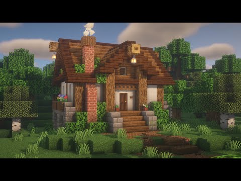 Minecraft Cozy Cottage House Tutorial