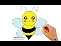 How To Draw a Cute Honey Bee Step By Step Easy For Kids How To Draw a Cute Honey Bee Step By Step Easy For Kids