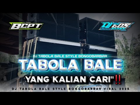 VIRAL !!! DJ TABOLA BALE STYLE BONGOBARBAR JOSS JISS SRITT