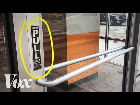 門到底要用推的還是拉的?搞錯絕對不是你的錯!(vox: It's not you. Bad doors are everywhere.)
