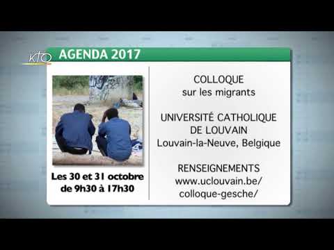 Agenda du 22 septembre 2017