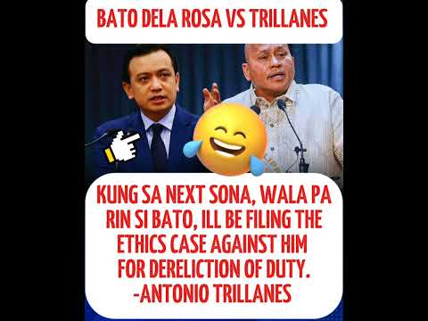 BATO DELA ROSA VS TRILLANES: I'LL BE FILING THE ETHICS CASE #funny#jokes#comedy#foryou#shorts