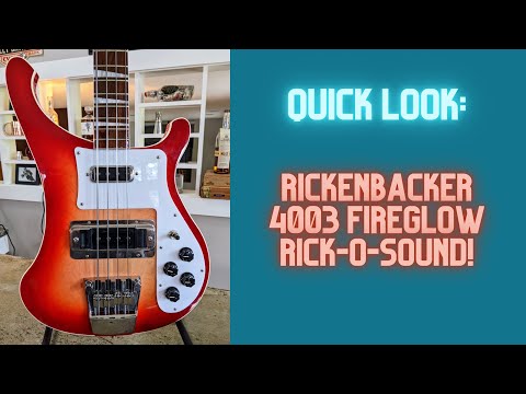 Rickenbacker 4003 Fireglo: Mint, Made 8/20, Hard Shell Case image 12