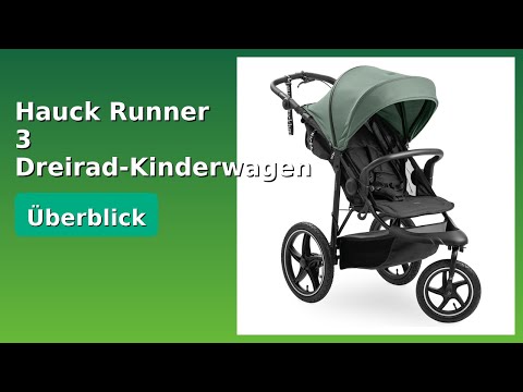 BEWERTUNG (2025): Hauck Runner 3 Dreirad-Kinderwagen. WESENTLICHE Einzelheiten