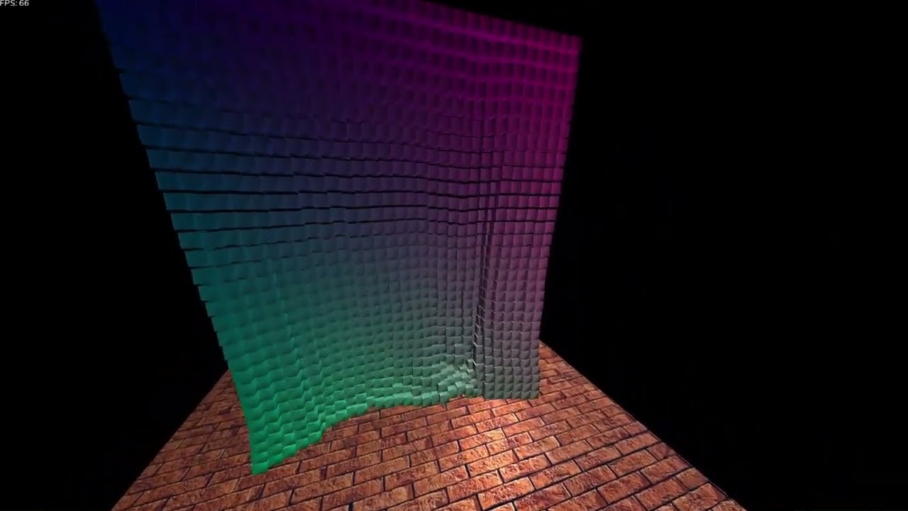 Yope3D Spring-Mass (cloth) Simulation