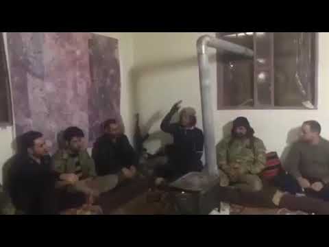 سهرة ثورية لعبد الباسط ساروت مع قائد جيش العزة جميل الصالح