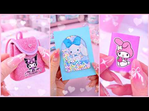 ✨ 10 ADORABLE DIY SANRIO STATIONERY IDEAS! 🌈 (Must-Try!)
