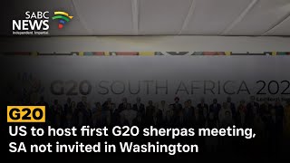 Download lagu US to host first G20 sherpas meeting, SA not invited in Washington: Sophie Mokoena mp3 Download lagu US to host first G20 sherpas meeting, SA not invited in Washington: Sophie Mokoena mp3