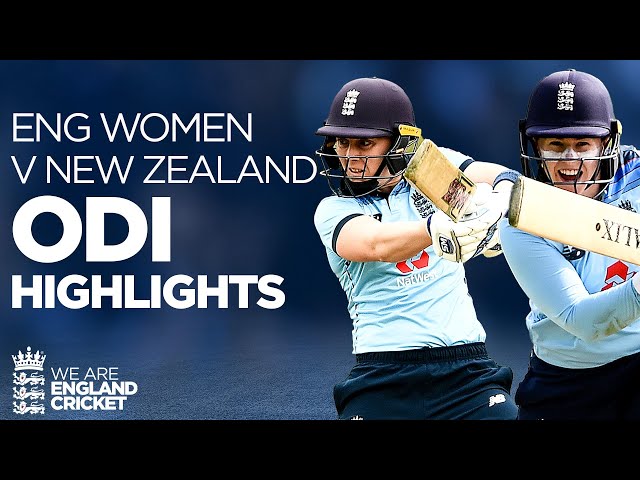 Knight and Beaumont Shine With The Bat | ODI Highlights | England Women v New Zealand 2021