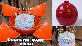 Surprise Cake Bomb Tutorial | Trending Cake Bomb | How to use it & place your cake | Best Surprise