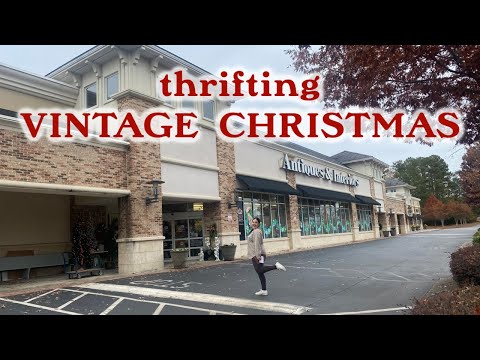 Christmas Decor On A Budget! | How To Find Vintage Christmas Decor | Thrift With Me