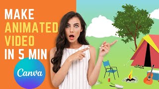 How to Make Animated Videos Easily Using Canva in Mins