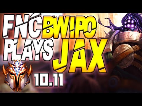 Fnatic Bwipo Plays Jax vs Wukong Top Lane - 10.11