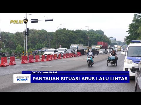 NTMC POLRI - PANTAUAN ARUS LALU LINTAS SORE 22/12/2025