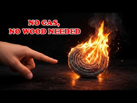 Ei kaasua, ei puuta 😱!! Tämä tee-se-itse-ruostumattomasta teräksestä valmistettu pataruukku antaa s