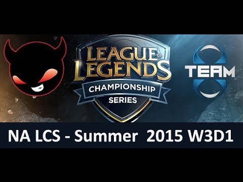 NME vs T8 - League Of Legends - NA LCS 2015 Summer W3D1