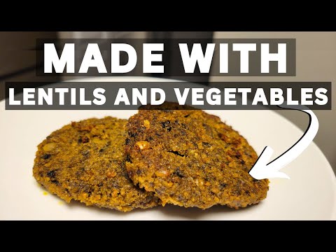 INCREDIBLE Vegan LENTIL BURGER PATTIES RECIPE