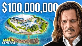 Inside Johnny Depp's Unbelievable $100 MILLION Mansions