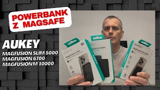 Powerbank AUKEY kompatybilny z MagSafe - recenzja trzech kompaktowych modeli dla iPhone i nie tylko