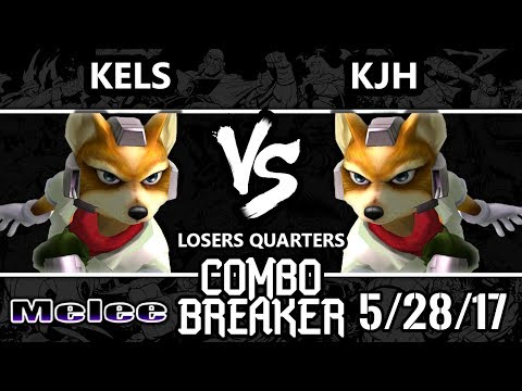 Combo Breaker 2017 Smash Melee - GHQ | Kels (Fox) vs KJH (Fox) - SSBM LQ