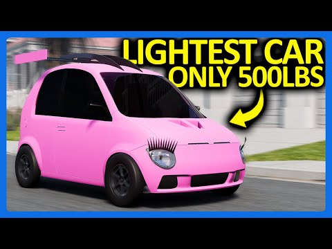 I Built the LIGHTEST Car in BeamNG...