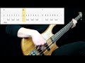 The B 52 S Love Shack Bass Cover Play Along Tabs In Video